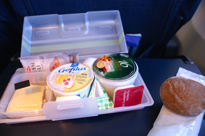 Does sas serve food on international flights