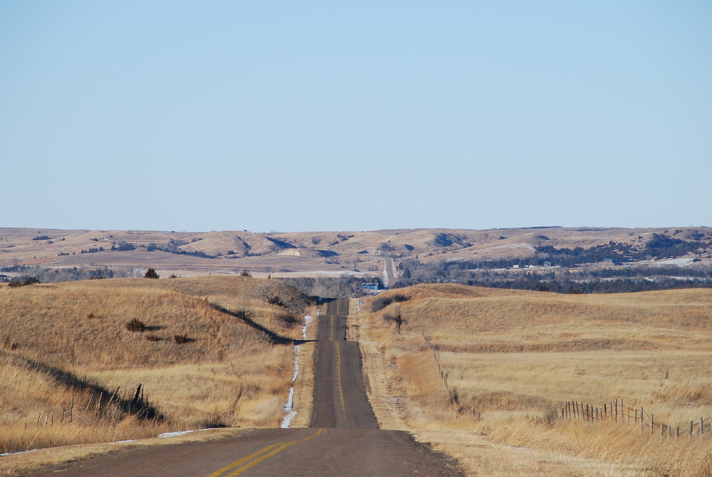 Road to Milburn, NE benchristen Flickr