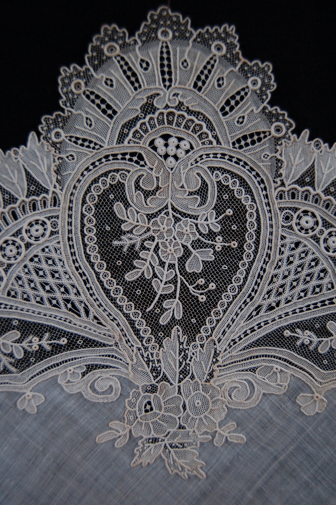 Needle Lace with Shading Gradation From the Lacis Museum c… Flickr