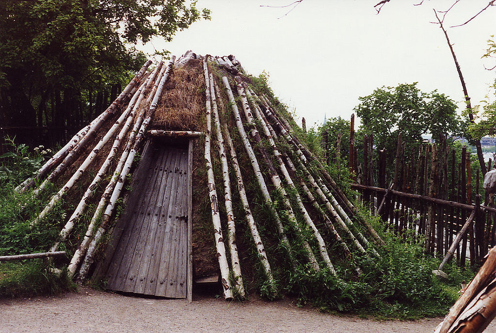 Skansen Lapp hut The turf hut is the dwelling place for … Flickr