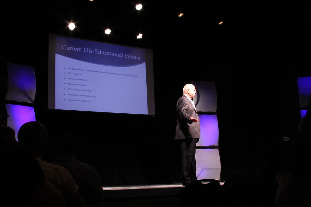 Dr. Wyatt Woodsmall TEDxSinCity Wyatt giving his talk Flickr