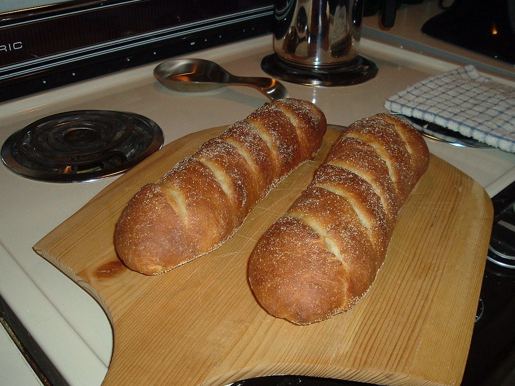 Fresh Baked Bread Baked two loaves of homemade crusty brea… Flickr