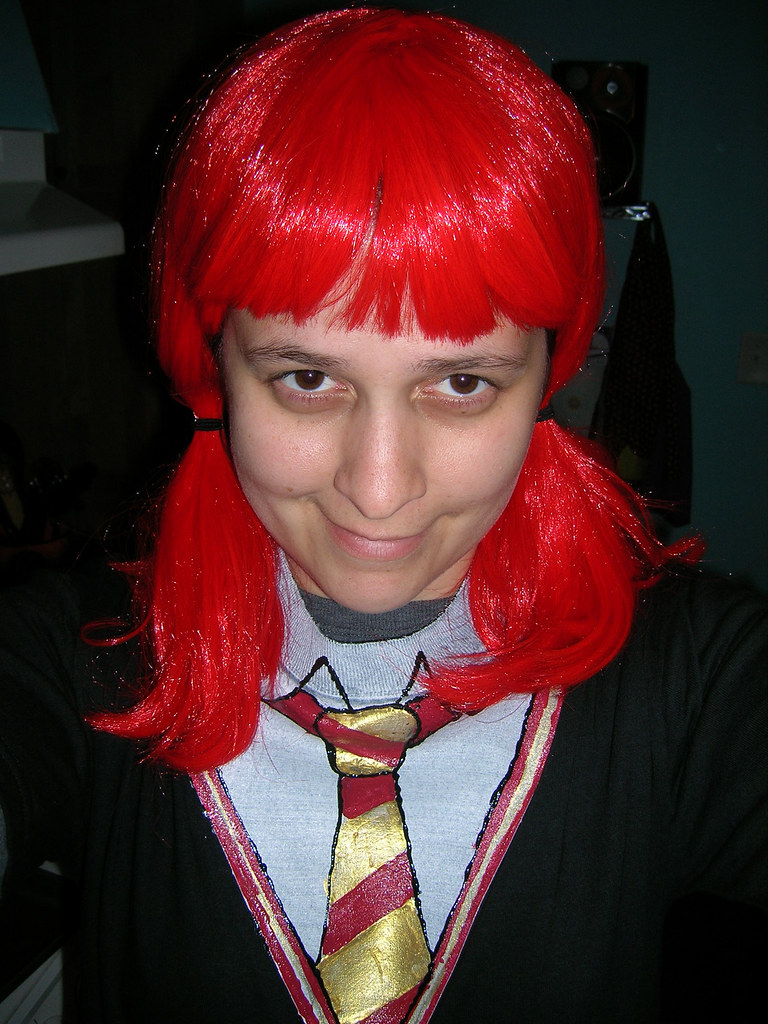 Ginny Weasley Quickee costume for Halloween 2007. Cheap fl… Flickr
