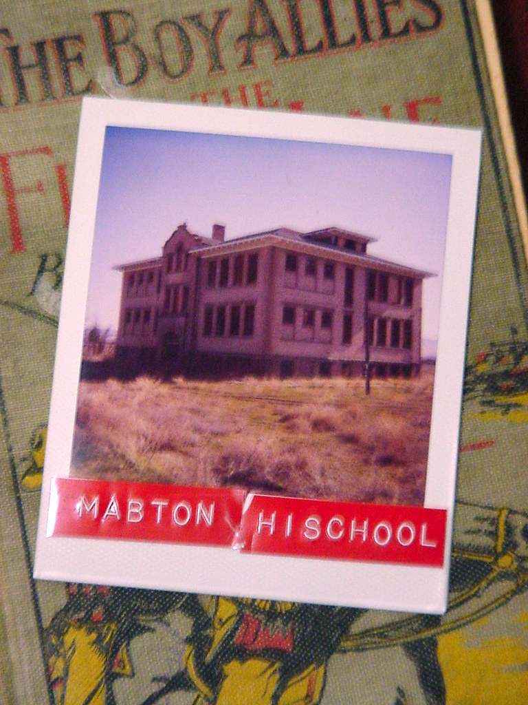 Polaroid of Old High School Location Mabton, Wa. Flickr