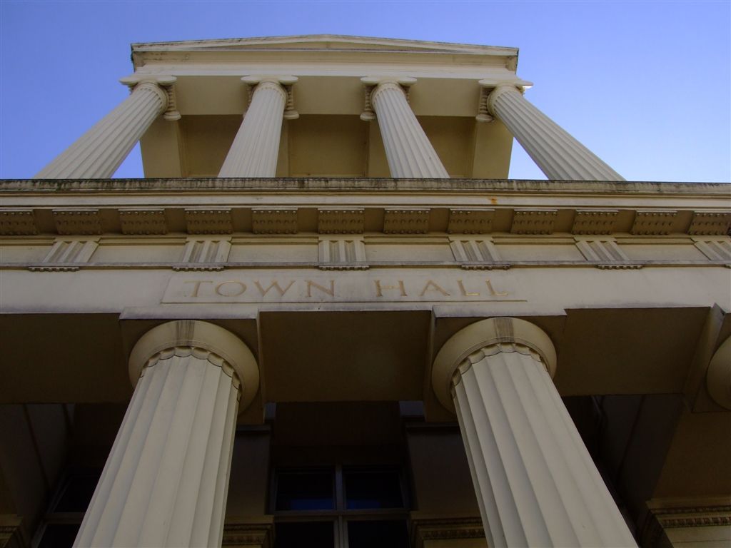 Brighton town hall Brighton's monumental Town Hall. Les Chatfield