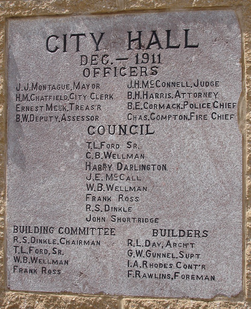 City Hall Catlettsburg, KY Old cornerstone set in a crappy… Flickr