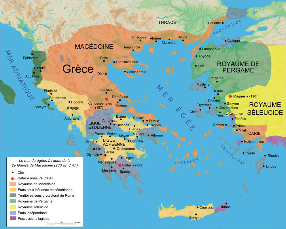 The Macedonian kingdom of Greece in 200 bc Ancient Greek S… Flickr