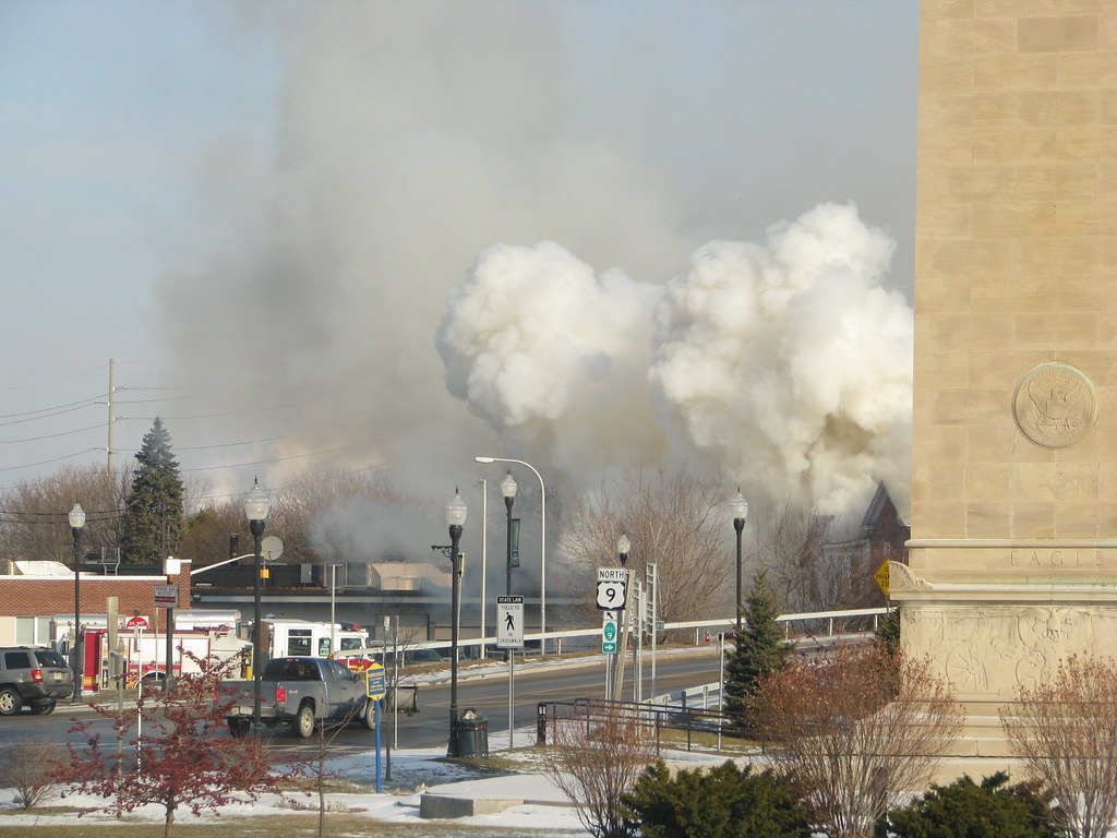 Plattsburgh Fire A fire in the City of Plattsburgh on Janu… Flickr