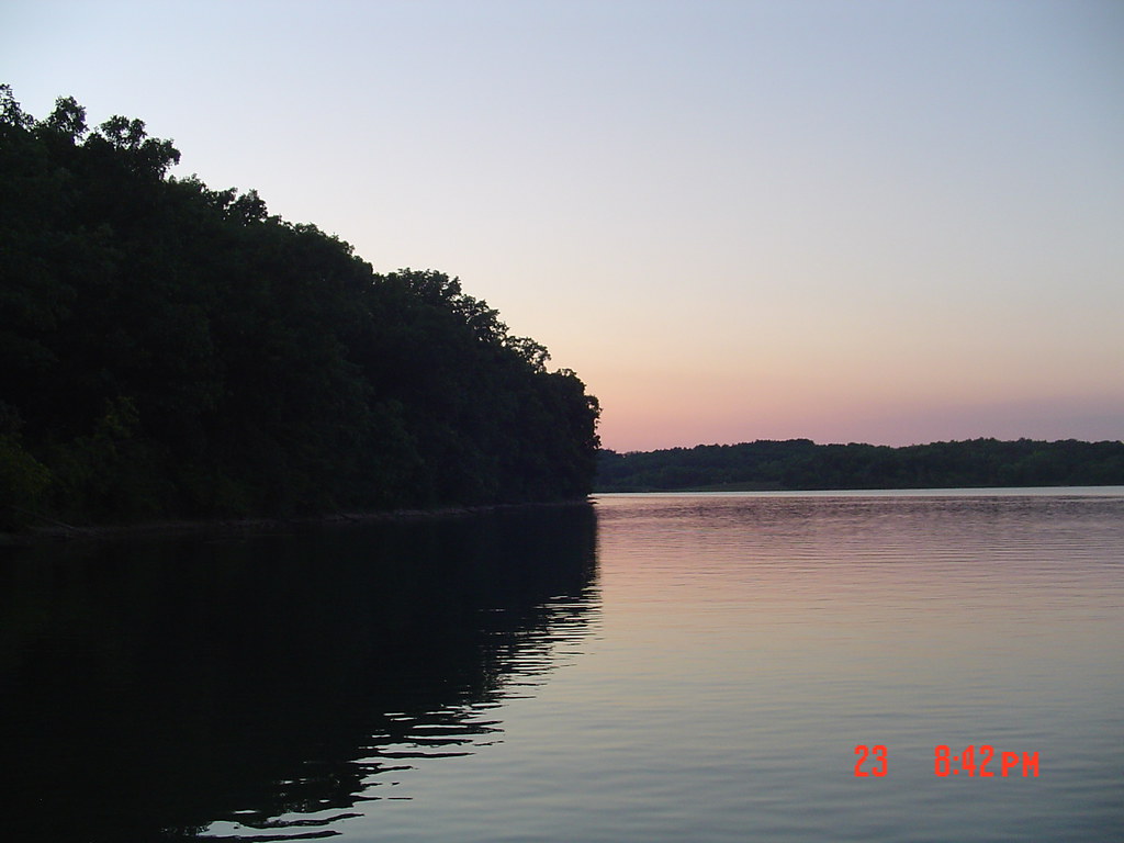 Reflections Sunset at Forest Lake, Kirksville David Morley Flickr