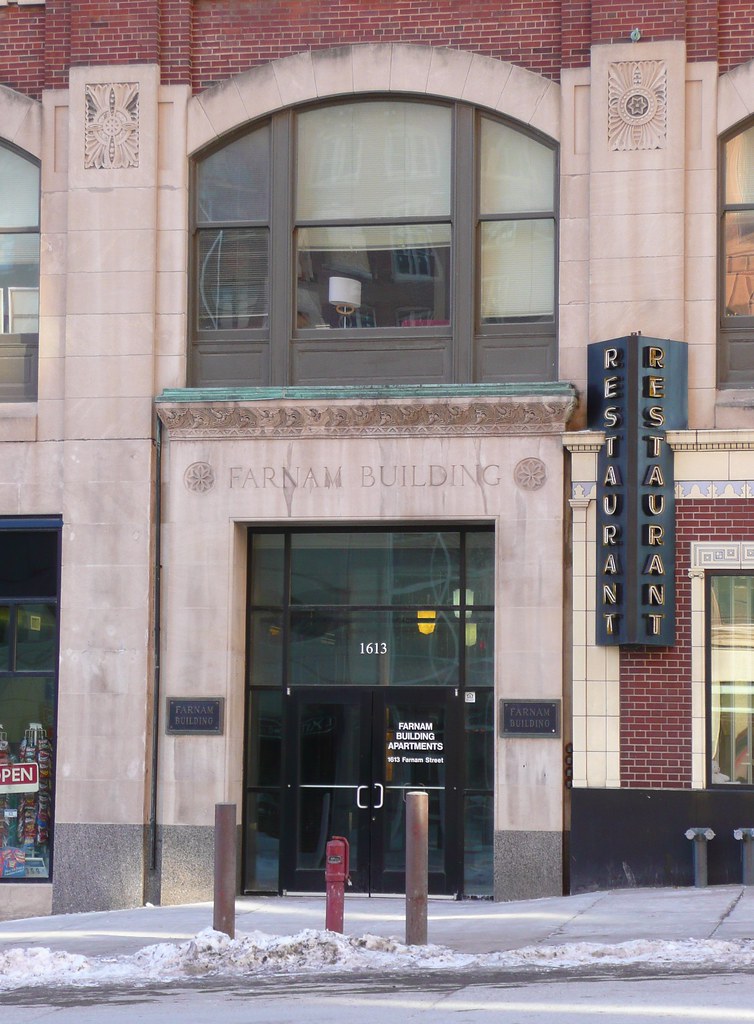 Omaha, NE Farnham Building entrance The Farnum Building is… Flickr
