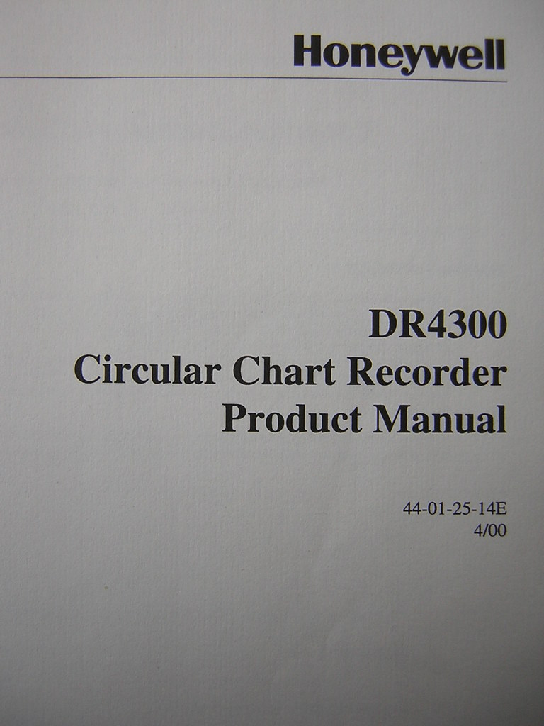 Honeywell DR4300 Circular Chart Recorder Available for sal… Flickr