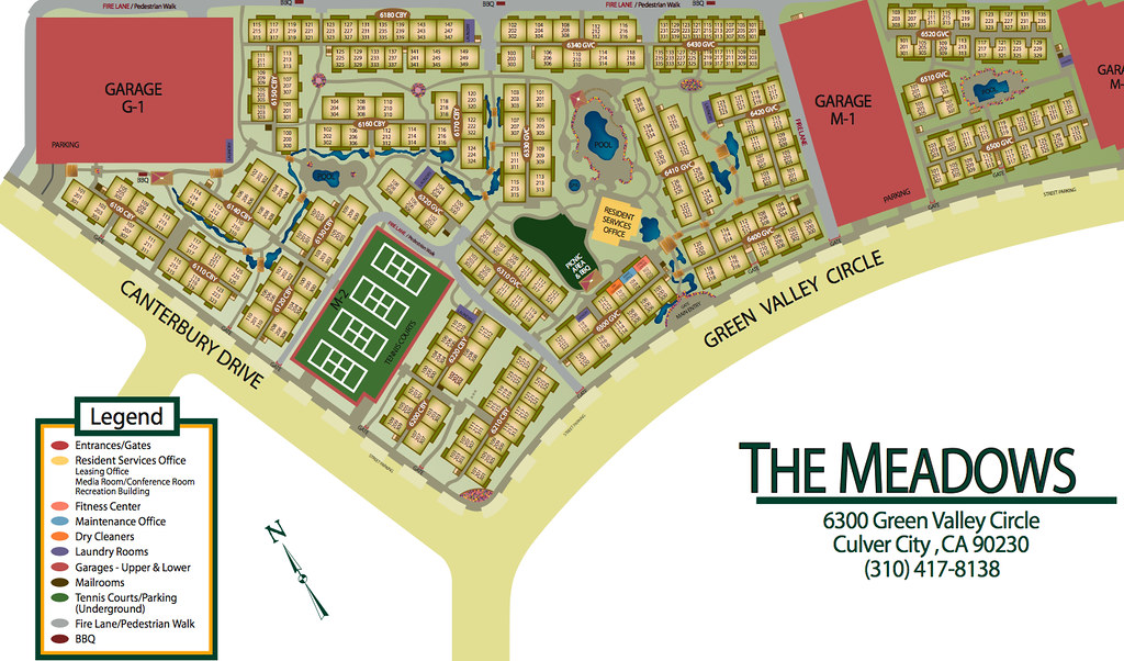 Layout Meadows Apartments, Culver City, CA www.LarryLuci… Larry