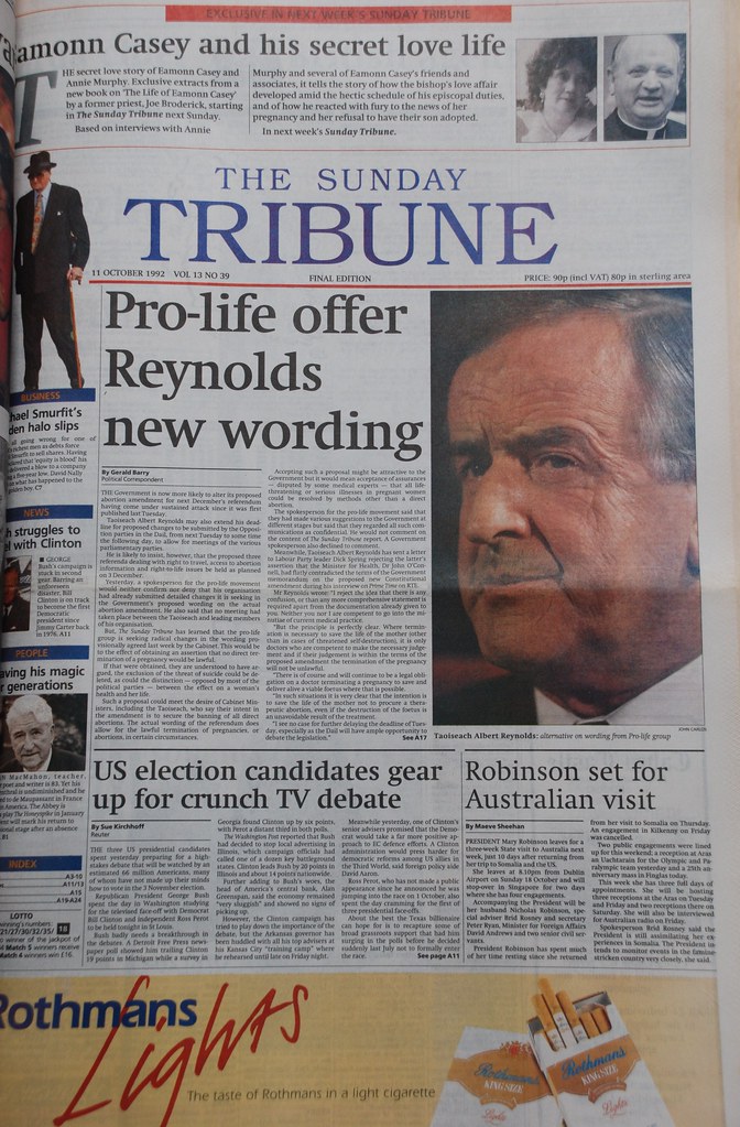 Tribune Cover The Front Page and the entire content of the… Flickr