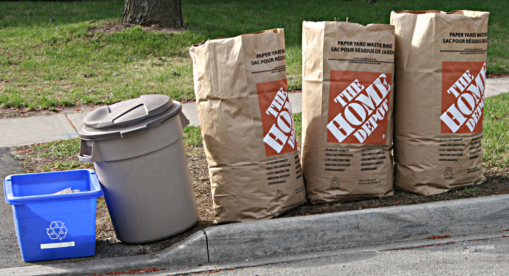 The Yard Waste Bags of Mississauga Home Depot When I got … Flickr