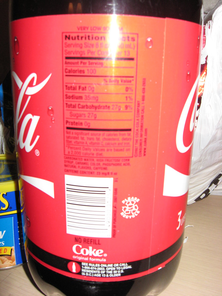 33 Can Of Coke Nutrition Label Labels Database 2020