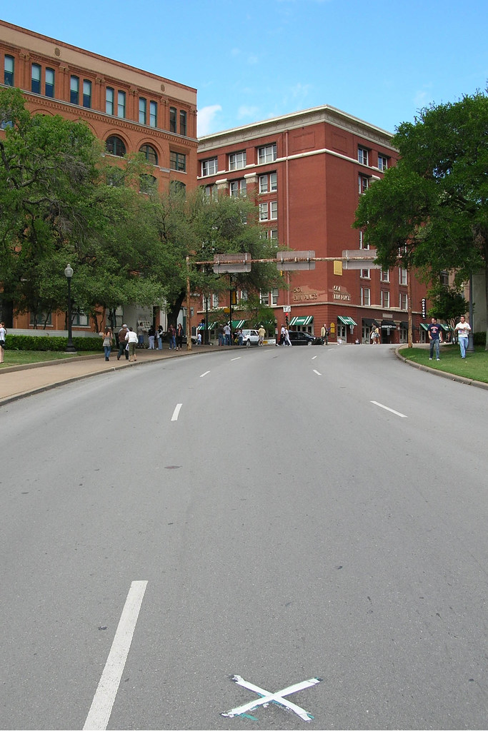 Dallas Book Depository The "X" is where Kennedy was sittin… Flickr