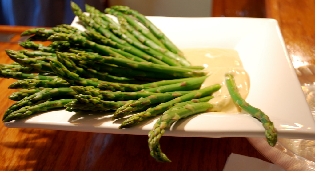 Asparagus with Wasabi Dip Courtesy of me, Deborah Smith, f… Flickr