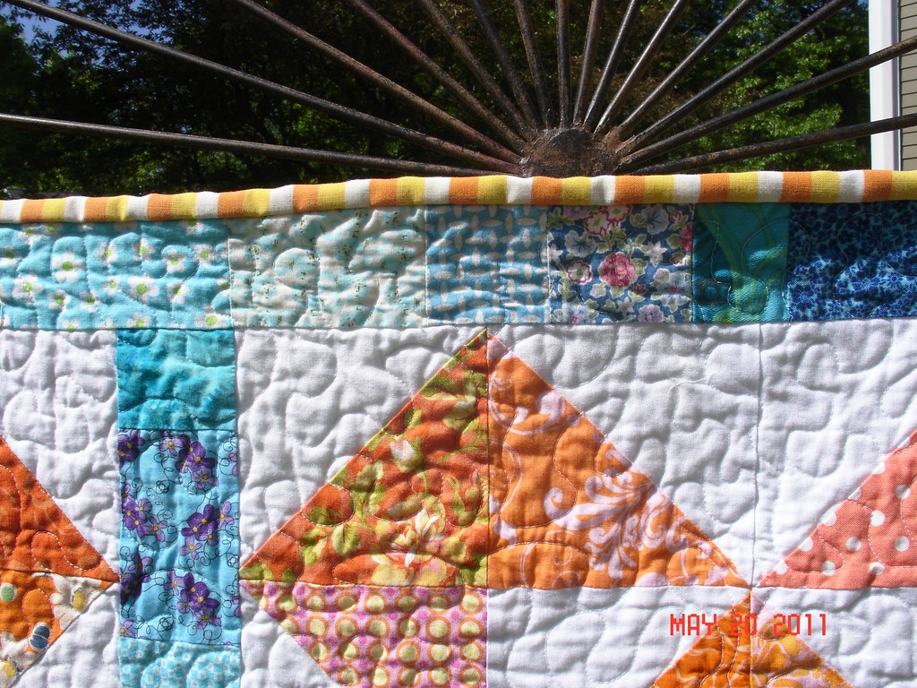 Thankful Took the quilt out of the dryer yesterday. It was… Flickr