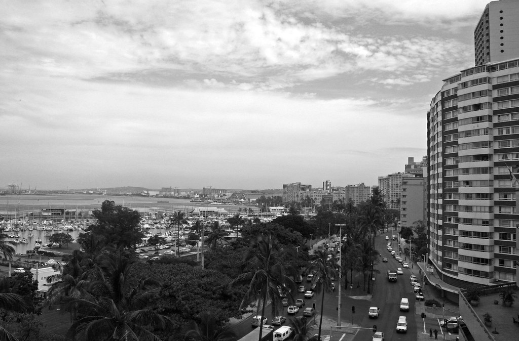 bwsky View South down the Esplanade, Durban ethekwinigirl Flickr