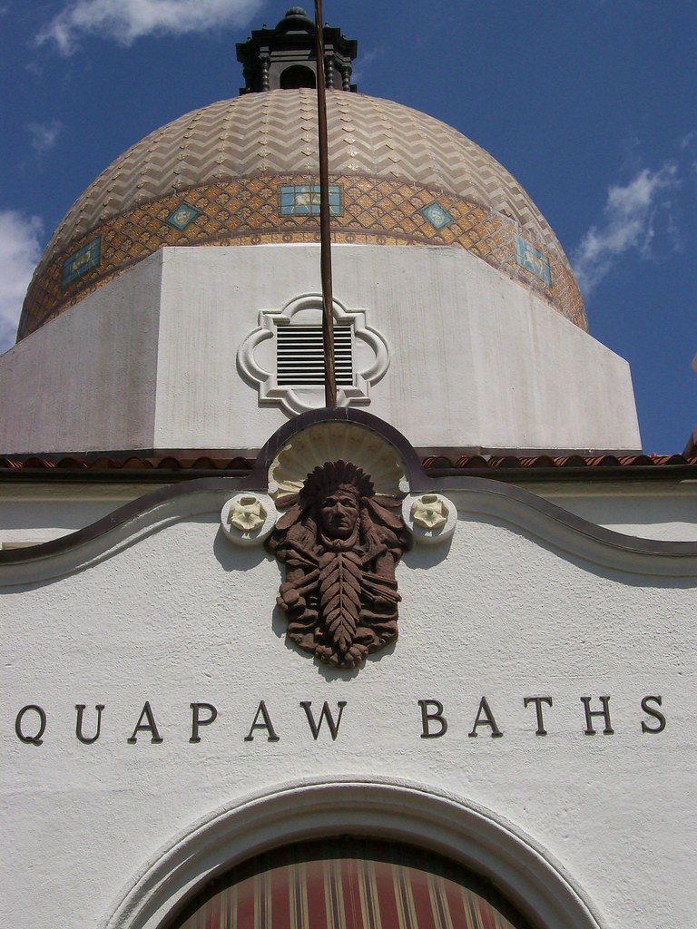 Quapaw Bath House The front entrance to Quapaw Bath House,… Flickr