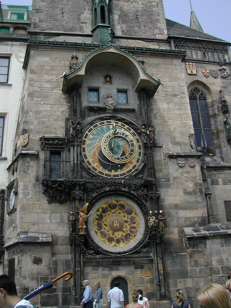Astronomical Clock don't ask me how to read it! Gives the… Flickr