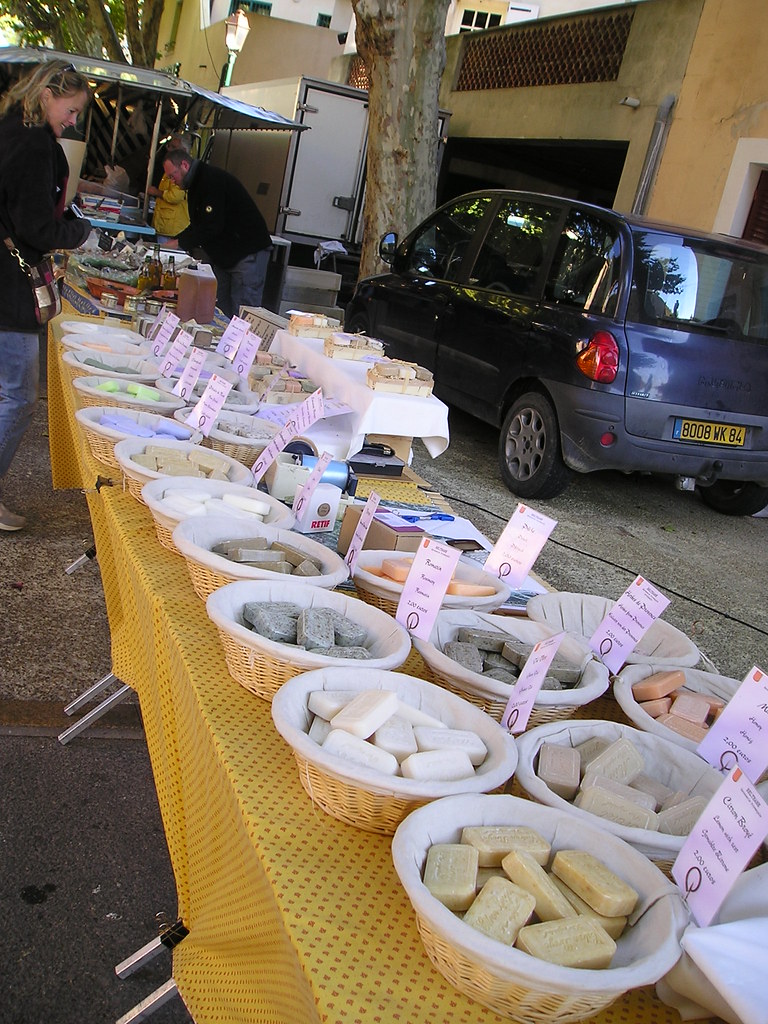 Sat. market in St. Cecile, France susanone1 Flickr