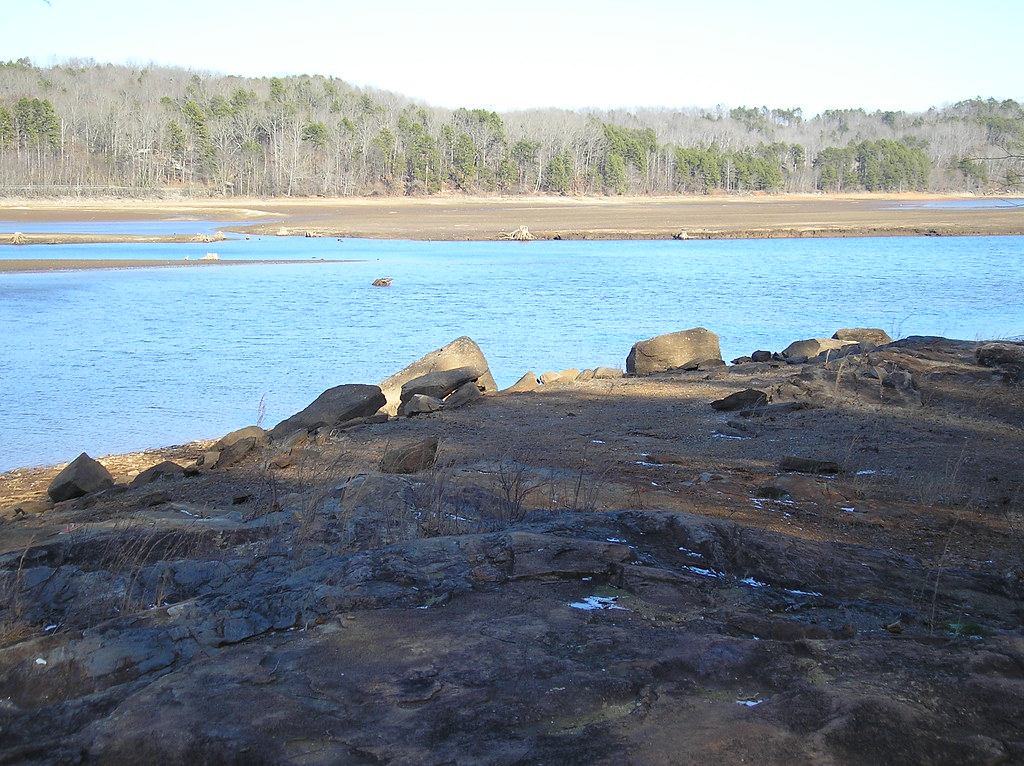 Lake Hartwell The lake level reflects our severe drought. … Flickr