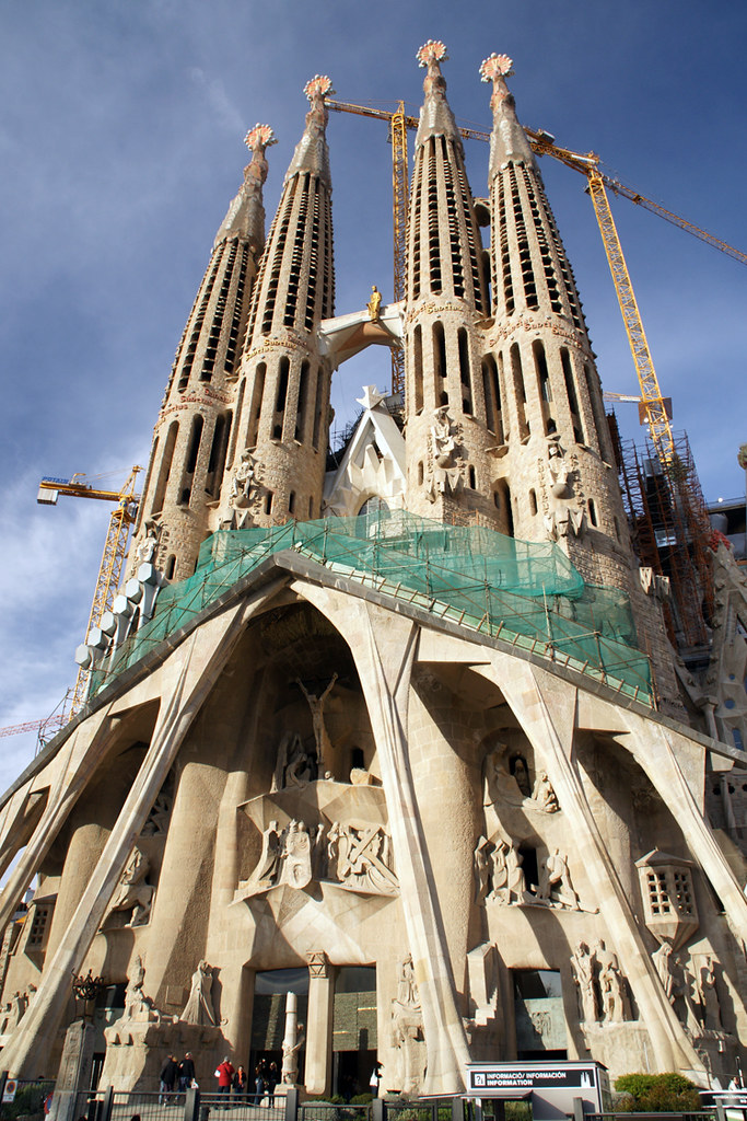 La Sagrada Familia The Passion Facade of the La Sagrada Fa… Flickr
