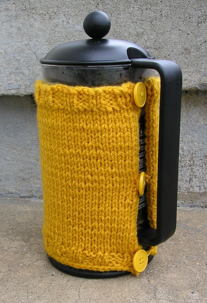 French Press Cozy 8 Cup The Caffeinated Crafter Flickr