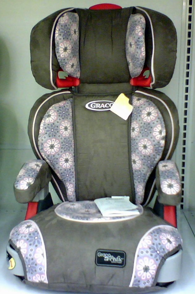 0417081447a Graco Safe Seat 3, taupe and floral cover monzogary
