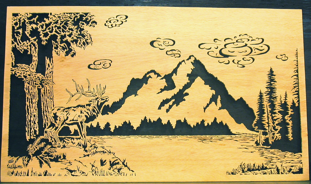 Elk Scroll Saw Scroll Saw Work Eric Keller Flickr