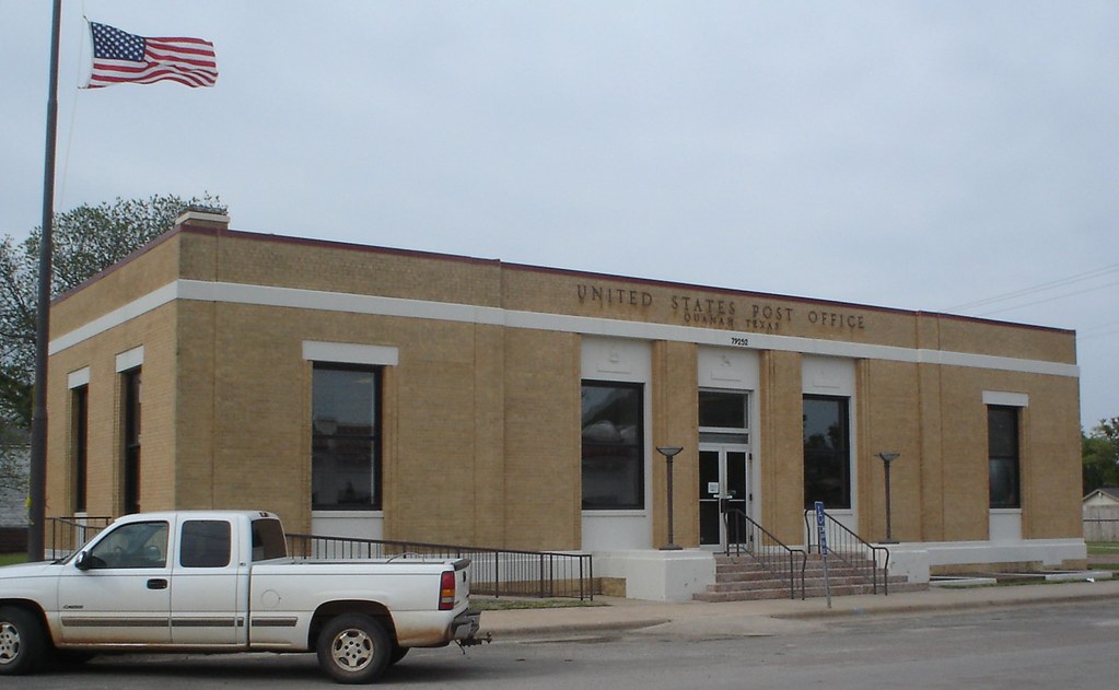 Post Office 79252 (Quanah, Texas) Built in 1936, this post… Flickr