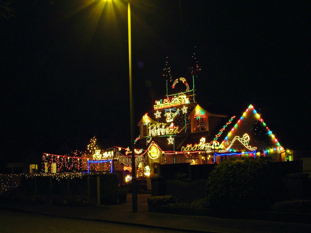 Xmas Lights House 2 (view 2) (DSCF4175a) Alan By The Sea Flickr