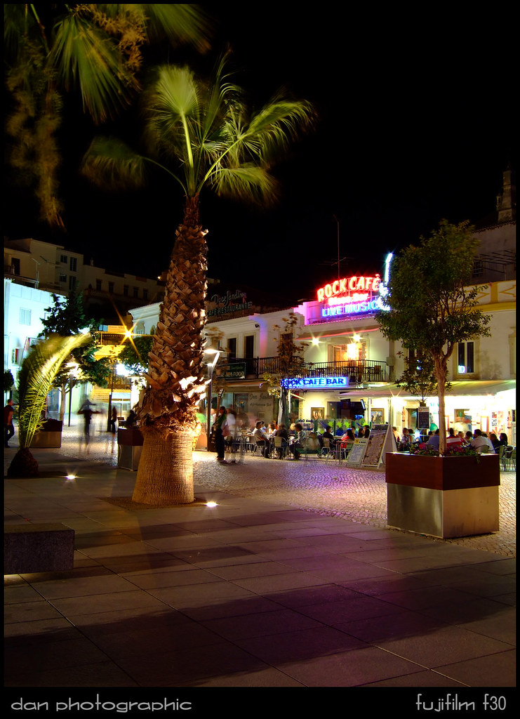 Albufeira Rock Cafe Old Town Albufeira 2.5 Second exposure… Dan Photographic Flickr