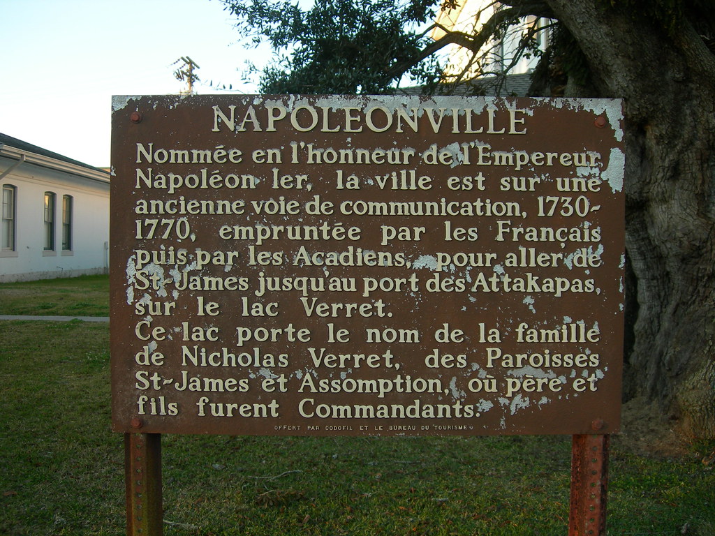 Napoleonville Historic Marker Napoleonville, Louisiana The… Flickr
