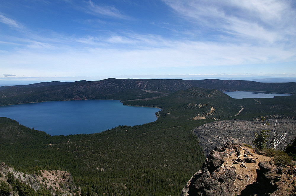 Paulina and East Lake View from Paulina Peak to the northe… Flickr