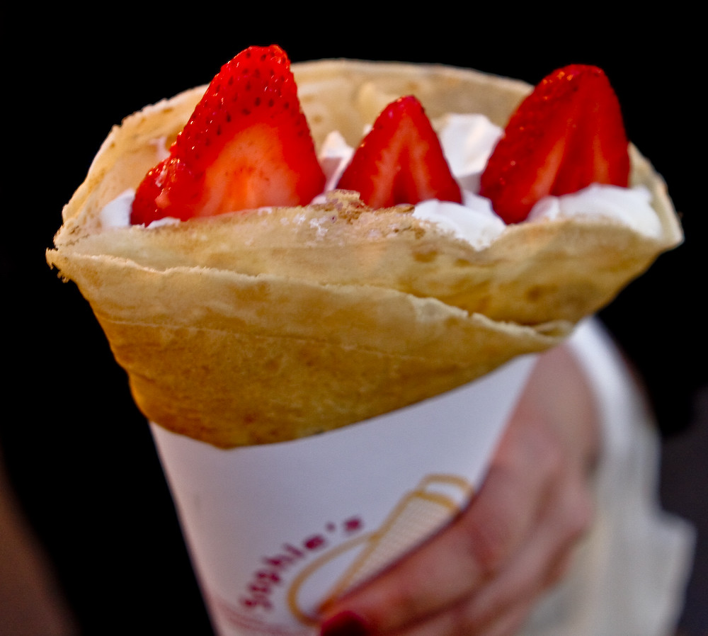 Japantown crepe They serve this near the Kinokuniya bookst… Flickr