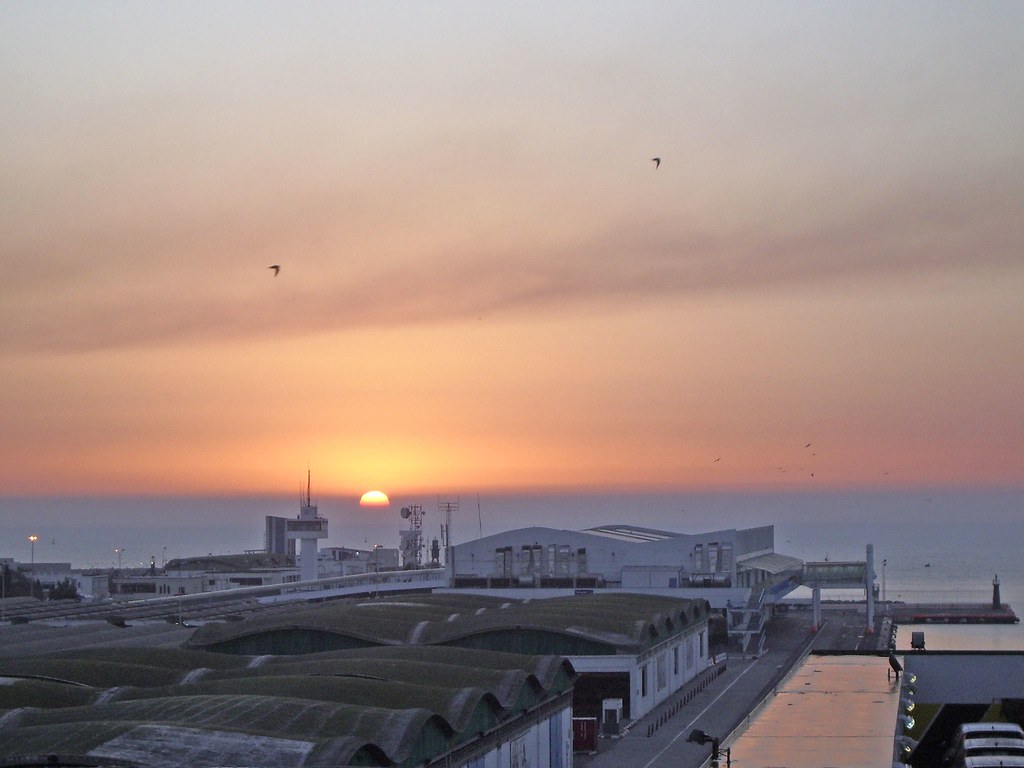 Sunrise at La Goulette From the Grimaldi Ferry Boat (Paler… Flickr
