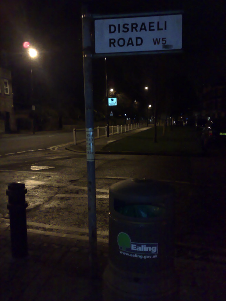 Disraeli Road, Ealing Street sign in Ealing, London W5 Flickr