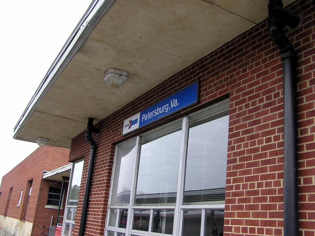 Petersburg Amtrak Station Ettrick, Virginia This train st… Flickr