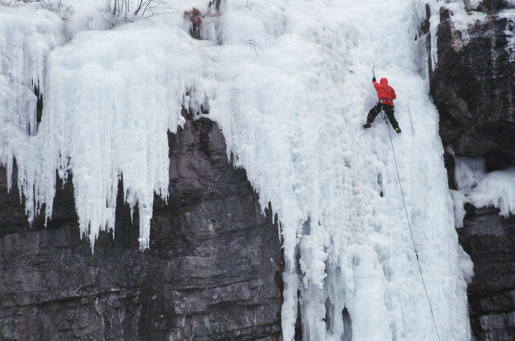 Ice climber, Utah caseycranor Flickr