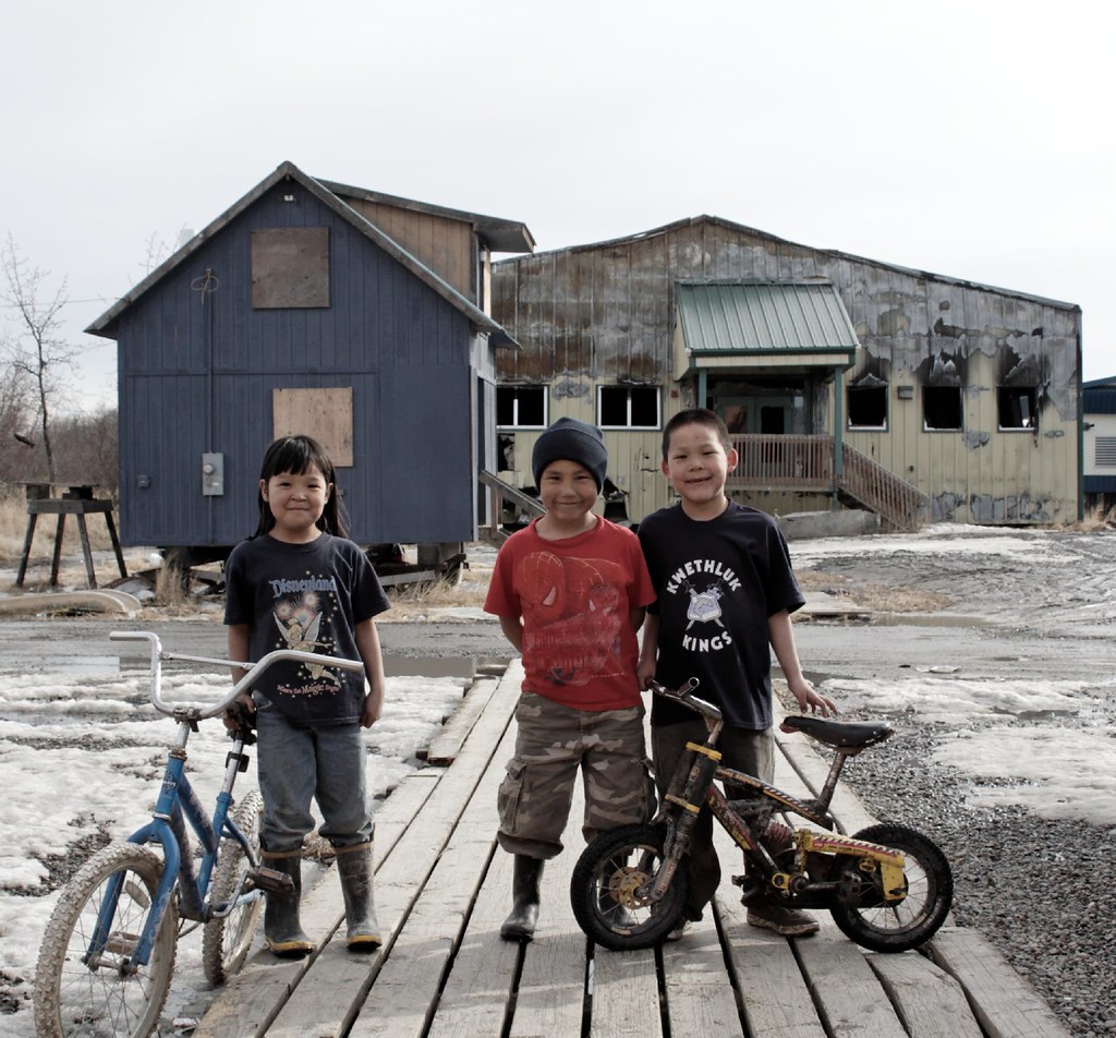 Kwethluk Kids The three "helpers" that followed us around … Flickr