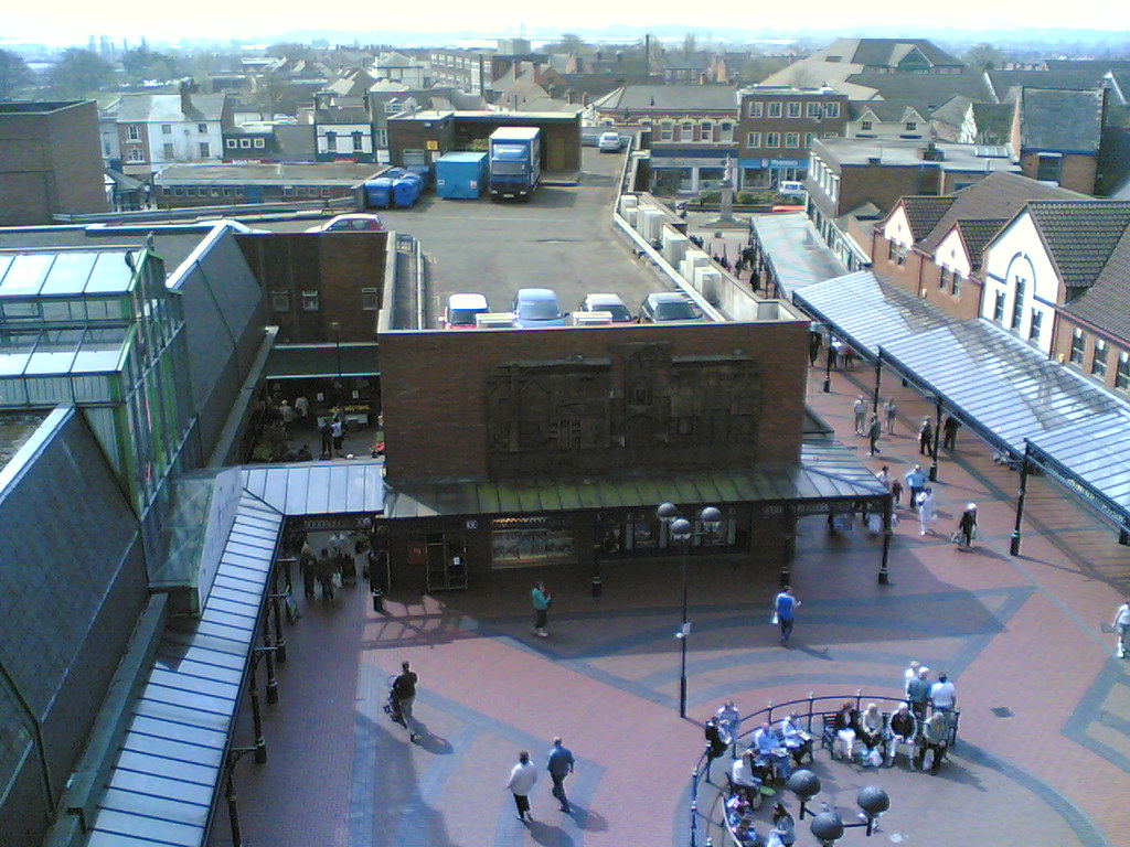 Cannock Town Centre Photo taken from the car park level si… h15jkc