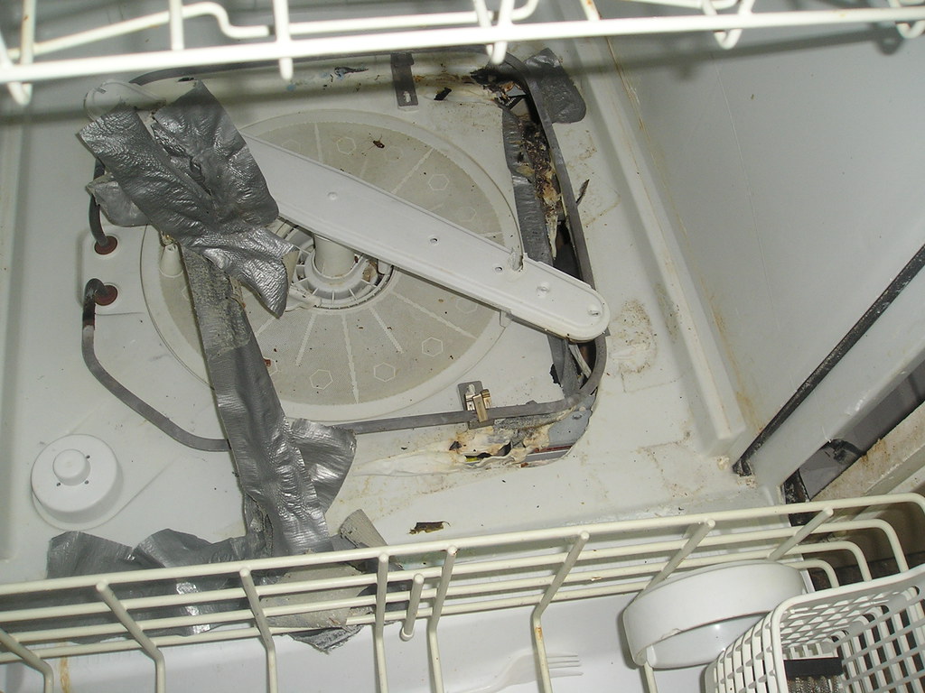 dishwasher can the melted tears be repaired? hal ben Flickr