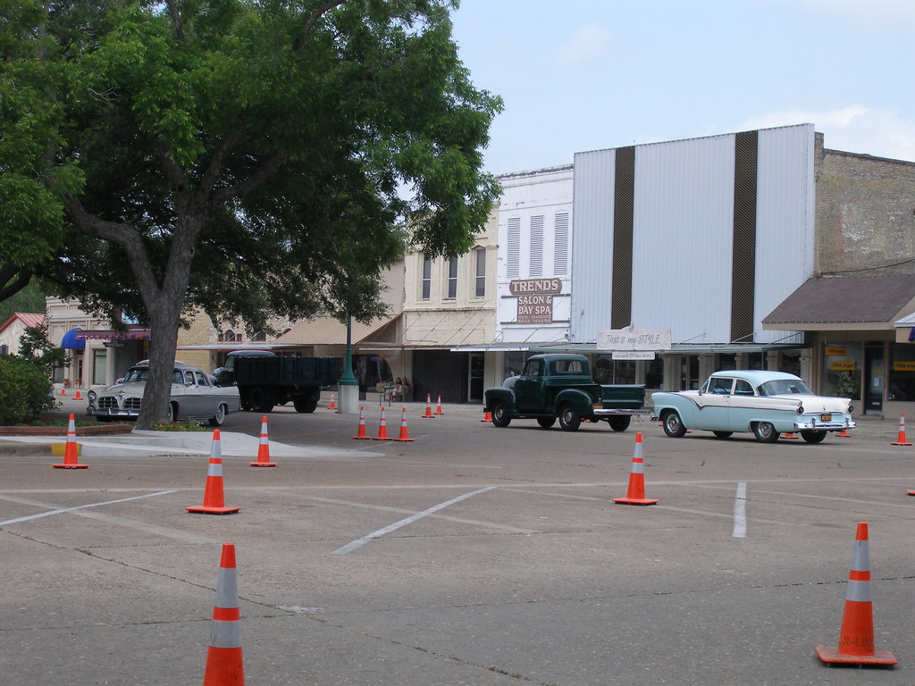Untitled, La Grange, TX Parking blocked and vintage vehicl… Flickr