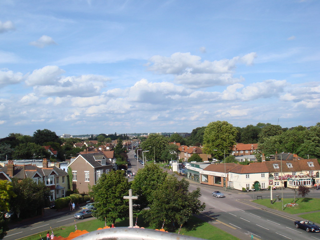 Looking down Portsmouth Road towards Kingston Nick Flickr