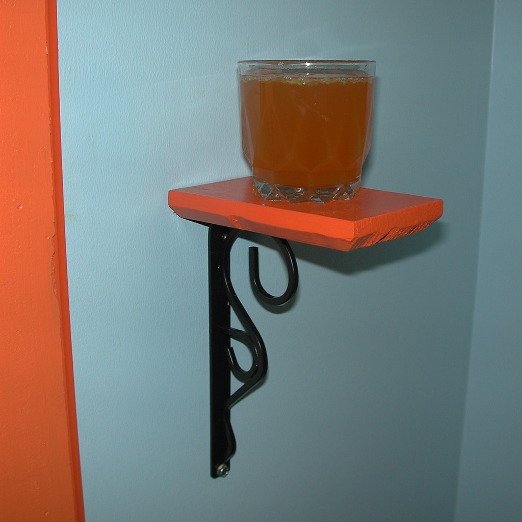 Cocktail Shelf We made a minishelf by the shower where yo… Flickr