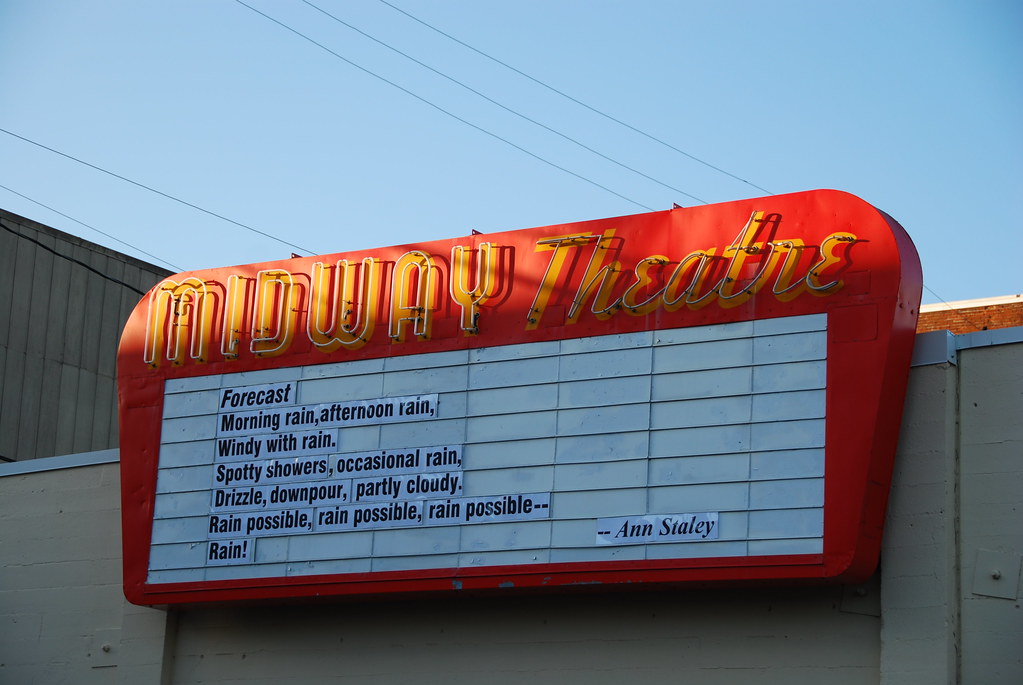 Drivein Poetry When the old Midway drivein theater got t… Flickr