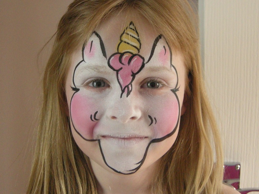 Unicorn Face painting Clare Jeffery Flickr