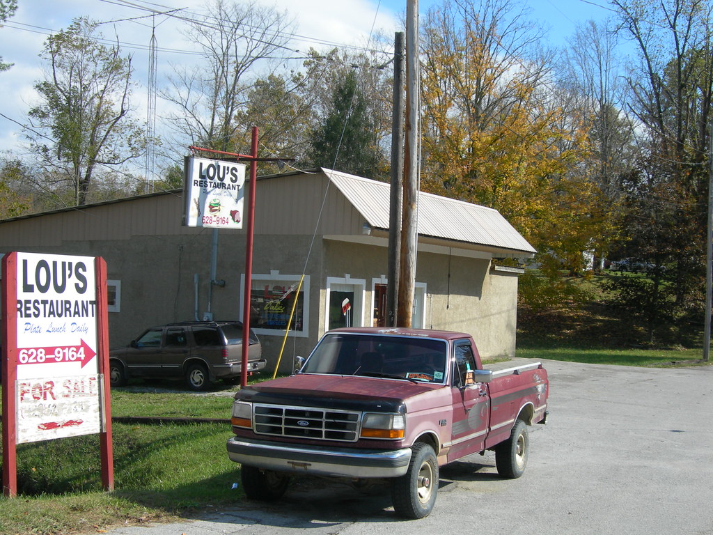 Lou's Cafe Sunbright, Tennessee Home of the Lou Burger ww… Flickr